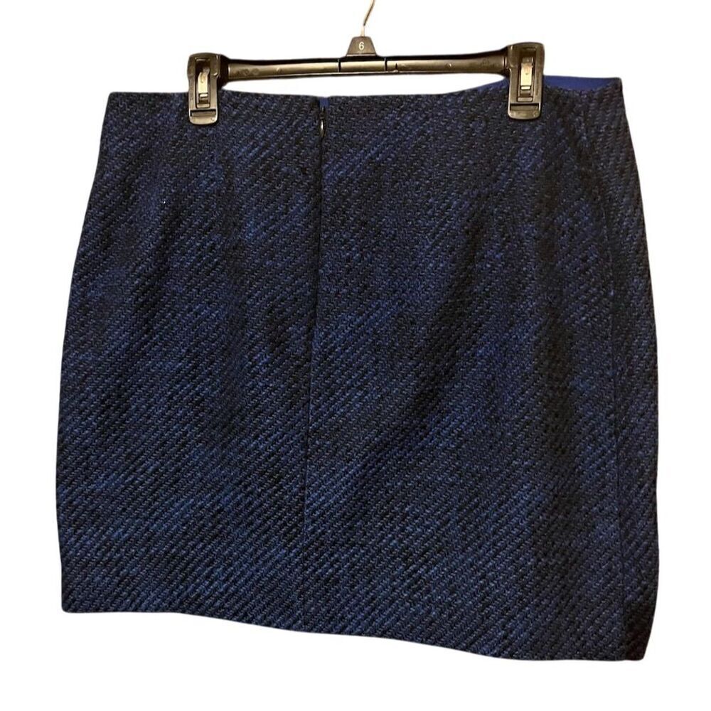 LOFT Women's Size 14 Blue Tweed skirt